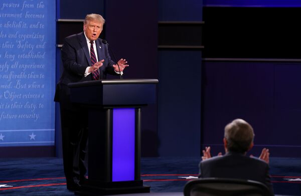 Tax Returns, 'Law & Order', COVID, and More: Trump, Biden Trade Insults in Fiery Presidential Debate Tax Returns, 'Law & Order', COVID, and More: Trump, Biden Trade Insults in Fiery Presidential Debate - Sputnik International