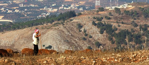 A picture taken on 26 August 2020 on the Lebanese side of the border with Israel, near an Israeli military post A picture taken on 26 August 2020 on the Lebanese side of the border with Israel, near an Israeli military post - Sputnik International