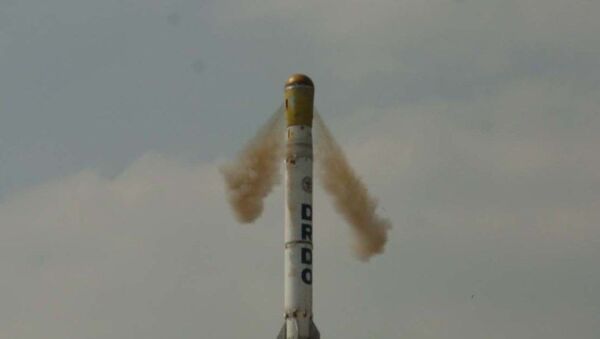 'Shourya' missile test fired on 12 November 2008. - Sputnik International