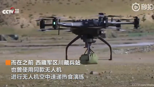 Chinese military drone in action - Sputnik International