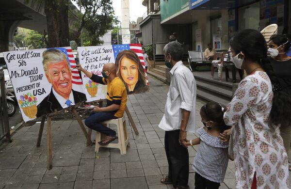 Trump Doing Well After Blood Oxygen Level Dropped Twice, Can be Discharged From Hospital on Monday - Sputnik International