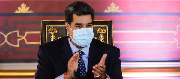 This handout picture released by Venezuelan Presidency shows Venezuela's President Nicolas Maduro attending a meeting with members of the National Constituent Assembly (ANC) at the Federal Legislative Palace in Caracas on September 29, 2020, amid the COVID-19 novel coronavirus pandemic. - Sputnik International