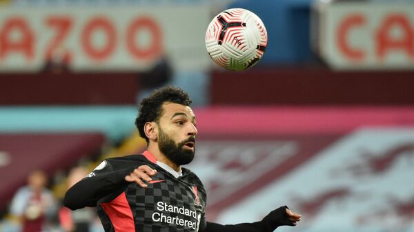 Liverpool's Mohamed Salah in action - Sputnik International