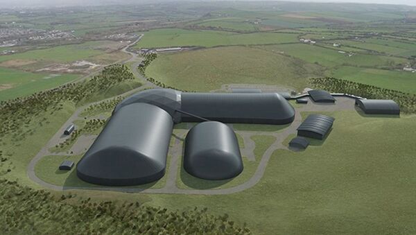 An artist's impression of the proposed Woodhouse colliery in Cumbria - Sputnik International