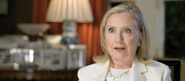 In this image from video, former Secretary of State Hillary Clinton speaks during the third night of the Democratic National Convention on Wednesday, Aug. 19, 2020 In this image from video, former Secretary of State Hillary Clinton speaks during the third night of the Democratic National Convention on Wednesday, Aug. 19, 2020 - Sputnik International