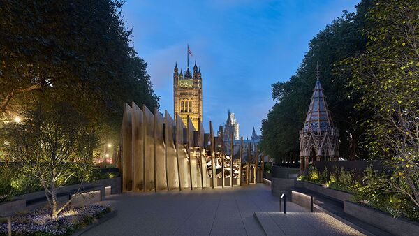 The planned Holocaust Memorial in Victoria Tower Gardens, London - Sputnik International