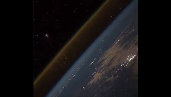 Rocket launch from earth as seen by the International Space Station - Sputnik International