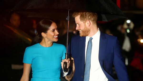 FILE PHOTO: Britain's Prince Harry and his wife Meghan, Duchess of Sussex, arrive at the Endeavour Fund Awards in London - Sputnik International