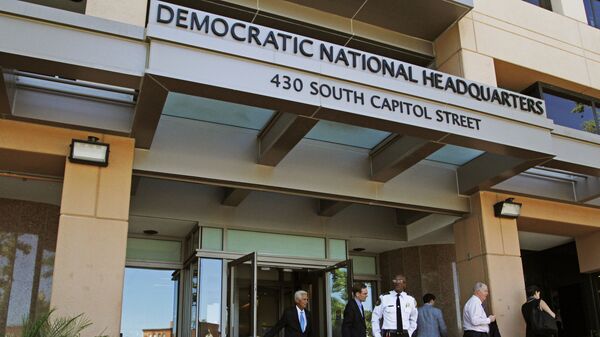  This Tuesday, June 14, 2016 file photo shows the entrance to the Democratic National Committee (DNC) headquarters in Washington - Sputnik International