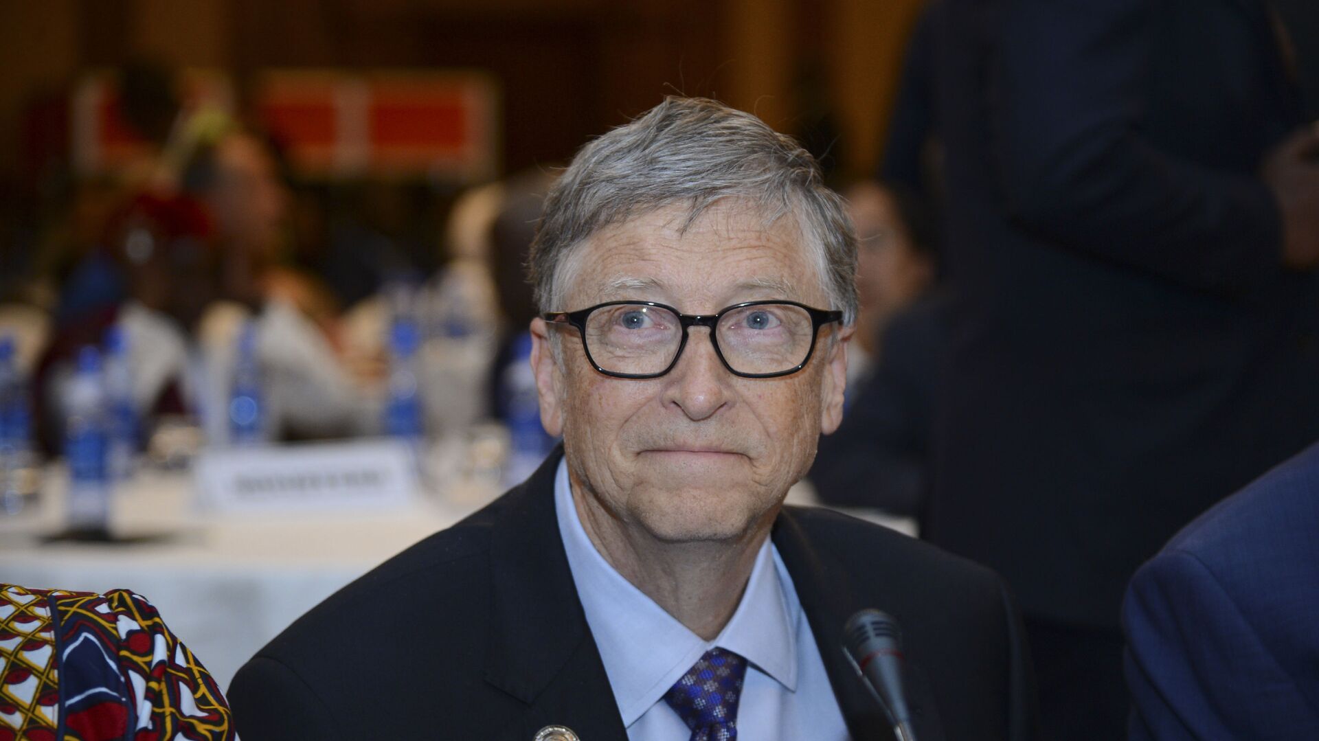 Bill Gates, chairman of the Bill & Melinda Gates Foundation, attends the Africa Leadership Meeting - Investing in Health Outcomes held at a hotel in Addis Ababa, Ethiopia Saturday, Feb. 9, 2019.  - Sputnik International, 1920, 24.03.2021