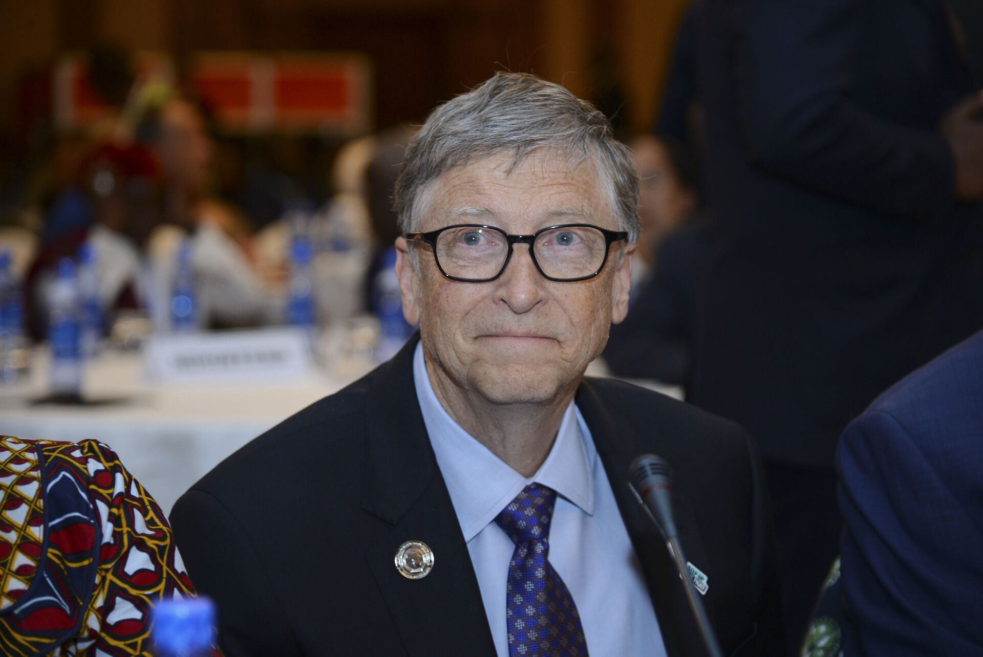 Bill Gates, chairman of the Bill & Melinda Gates Foundation, attends the Africa Leadership Meeting - Investing in Health Outcomes held at a hotel in Addis Ababa, Ethiopia Saturday, Feb. 9, 2019.  - Sputnik International, 1920, 17.11.2021