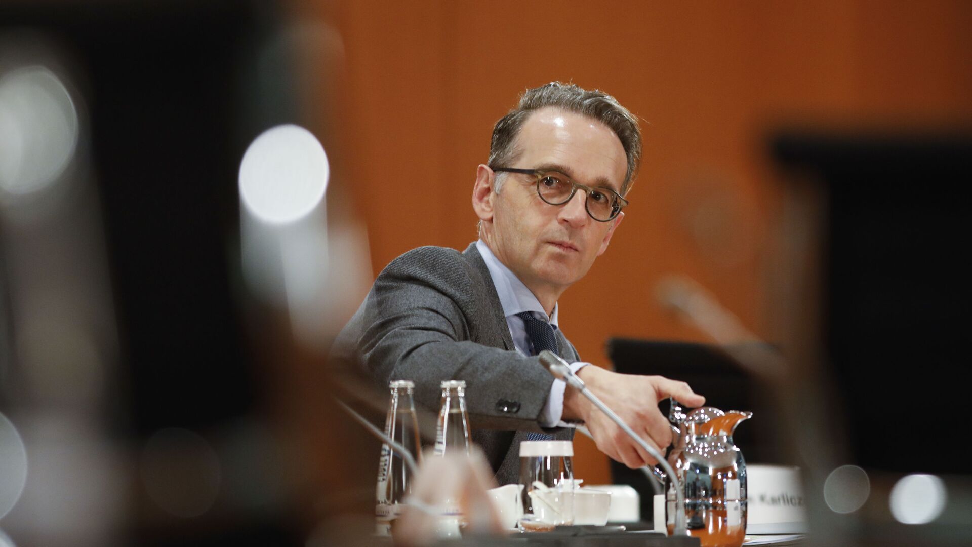 German Foreign Minister Heiko Maas attends the weekly cabinet meeting of the German government at the chancellery in Berlin, Germany, Wednesday, Oct. 7, 2020 - Sputnik International, 1920, 31.08.2021