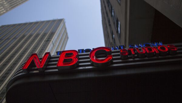 FILE - This May 10, 2017, file photo shows an NBC logo at their television studios at Rockefeller Center in New York - Sputnik International