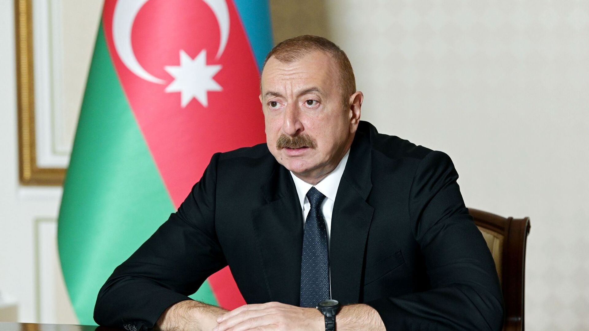 Azerbaijani President Ilham Aliyev - Sputnik International, 1920, 03.10.2021
