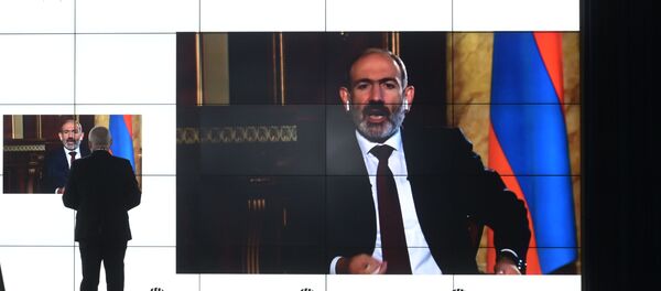 Armenian PM Pahinyan during exclusive interview with Sputnik Armenian PM Pahinyan during exclusive interview with Sputnik - Sputnik International