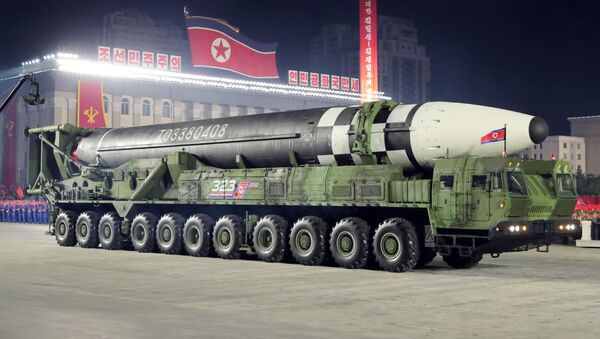 High resolution of the new North Korean ICBM. - Sputnik International