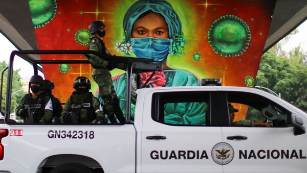 A mural in honor to health workers is pictured under a bridge as the coronavirus disease (COVID-19) outbreak continues, in Mexico City, Mexico September 24, 2020.  - Sputnik International