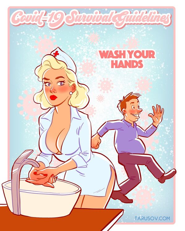 Pin-Up Guidelines for Those Staying at Home Amid COVID-19 Pandemic - Sputnik International