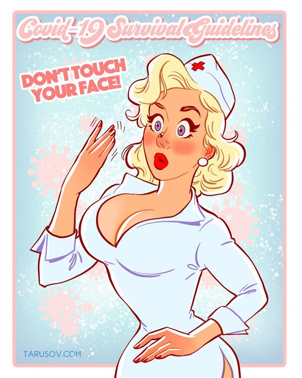 Pin-Up Guidelines for Those Staying at Home Amid COVID-19 Pandemic - Sputnik International