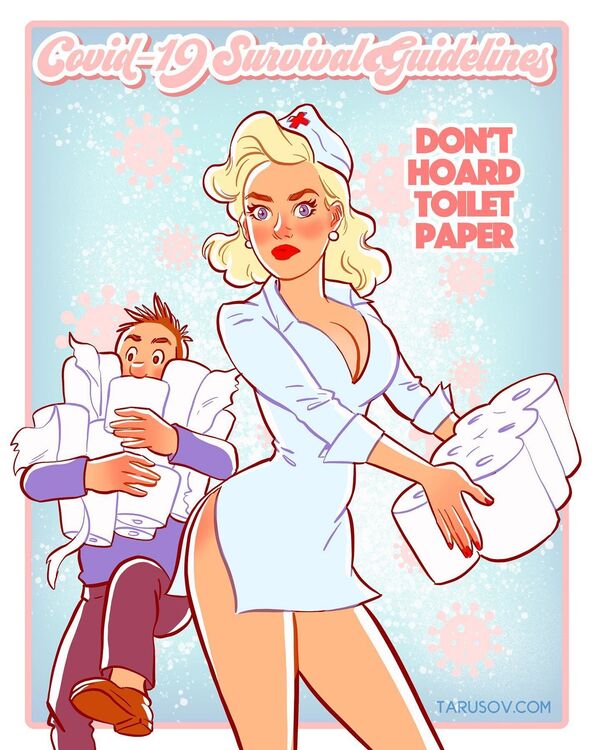 Pin-Up Guidelines for Those Staying at Home Amid COVID-19 Pandemic - Sputnik International