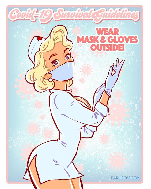 Pin-Up Guidelines for Those Staying at Home Amid COVID-19 Pandemic - Sputnik International