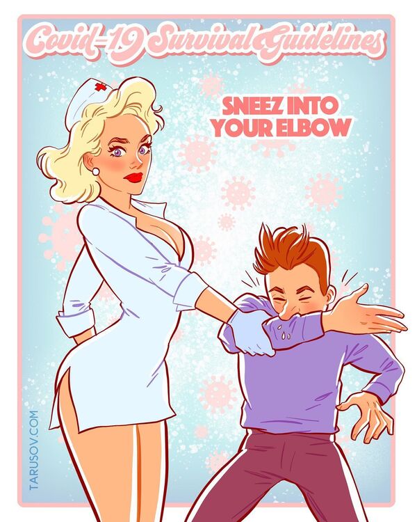 Pin-Up Guidelines for Those Staying at Home Amid COVID-19 Pandemic - Sputnik International