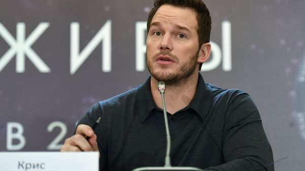 US actor Chris Pratt starring in the Passengers film, at a press conference in Moscow - Sputnik International