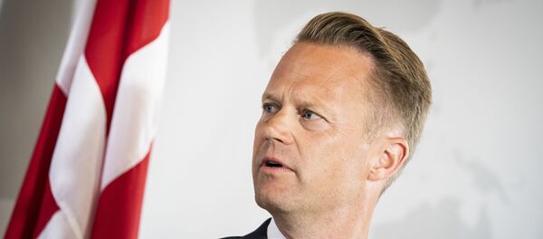 Danish Foreign Minister Jeppe Kofod addresses a press conference in Eigtved's Warehouse in Copenhagen, on July 21, 2020, on the eve of US Secretary of State Mike Pompeo's visit to Copenhagen.  - Sputnik International