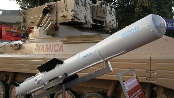 Nag missile and the Nag missile Carrier Vehicle (NAMICA) - Sputnik International