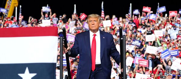 U.S. President Donald Trump holds a campaign rally in Gastonia, North Carolina, U.S., October 21, 2020 - Sputnik International