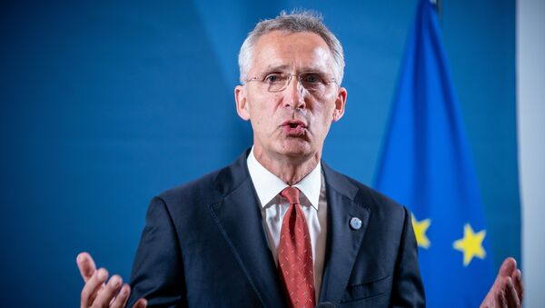 NATO Secretary General Jens Stoltenberg gives a press statement during an informal meeting of EU defence ministers on August 26, 2020 in Berlin - Sputnik International