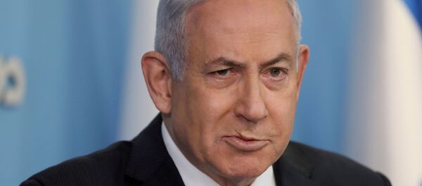 Israeli Prime Minister Benjamin Netanyahu announces a peace agreement to establish diplomatic ties, between Israel and the United Arab Emirates, during a news conference at the prime minister office in Jerusalem, 13 August 2020. Israeli Prime Minister Benjamin Netanyahu announces a peace agreement to establish diplomatic ties, between Israel and the United Arab Emirates, during a news conference at the prime minister office in Jerusalem, 13 August 2020. - Sputnik International