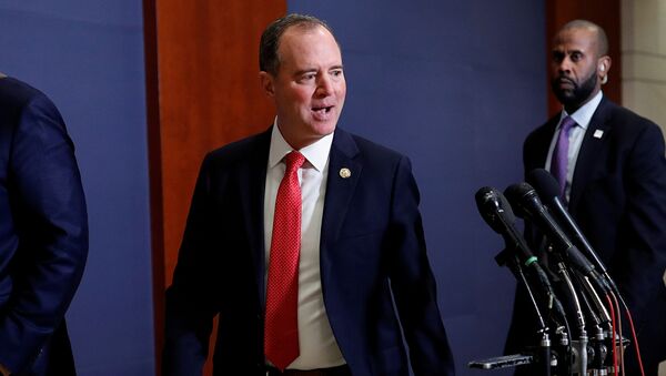 House Intelligence Committee Chairman Adam Schiff (D-CA) arrives for a national security briefing before members of the House of Representatives about how Russia has been using social media to stoke racial and social differences ahead of this year's general election, on Capitol Hill in Washington, U.S., March 10, 2020. - Sputnik International