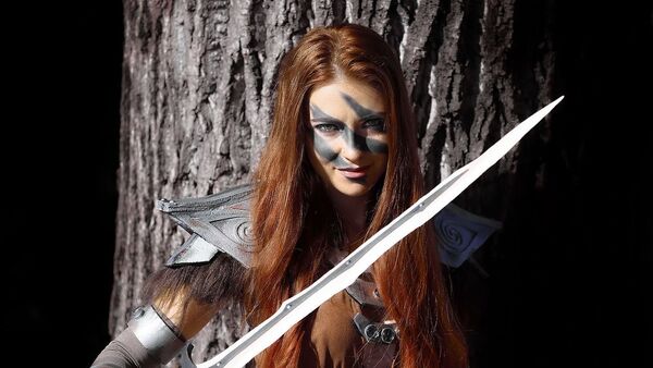 Female warrior cosplay  - Sputnik International