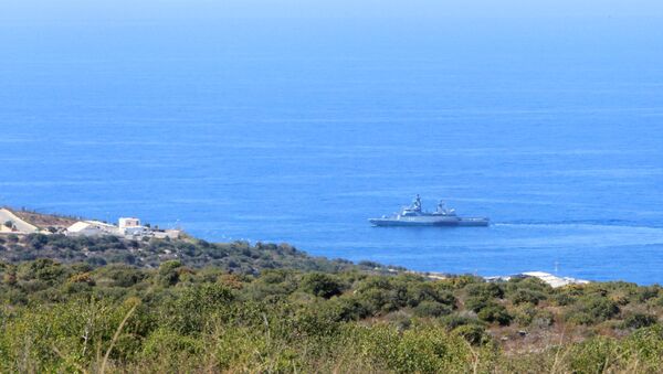 A UN naval ship is pictured near a base for U.N. peacekeepers of the United Nations Interim Force in Lebanon (UNIFIL) in Naqoura, near the Lebanese-Israeli border, southern Lebanon October 14, 2020 A UN naval ship is pictured near a base for U.N. peacekeepers of the United Nations Interim Force in Lebanon (UNIFIL) in Naqoura, near the Lebanese-Israeli border, southern Lebanon October 14, 2020 - Sputnik International
