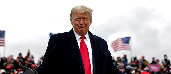 U.S. President Trump holds campaign rally in Waterford Township, Michigan - Sputnik International