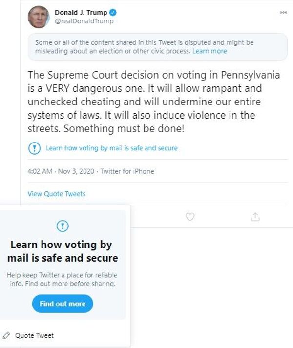 Trump Says Won't Be Silenced After Twitter Blocks His Account For Good Trump Says Won't Be Silenced After Twitter Blocks His Account For Good - Sputnik International