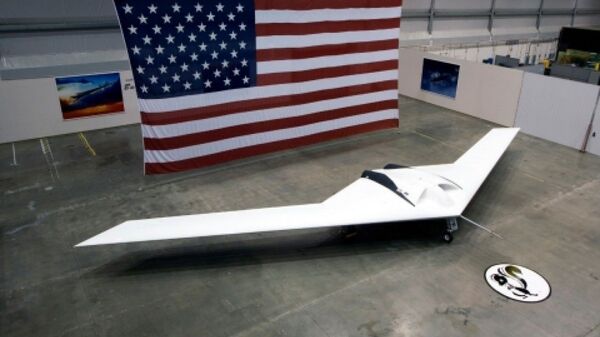 An image of the P-175 Polecat, a high-altitude unmanned aircraft demonstrator built by Lockheed Martin's Skunk Works. Its one flying model crashed in 2006. - Sputnik International