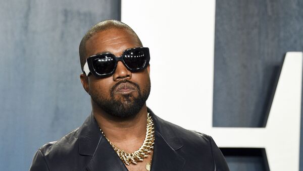 Kanye West arrives at the Vanity Fair Oscar Party in Beverly Hills, Calif., on 9 February 2020 - Sputnik International