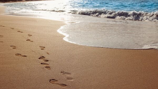 Footprints on sand - Sputnik International