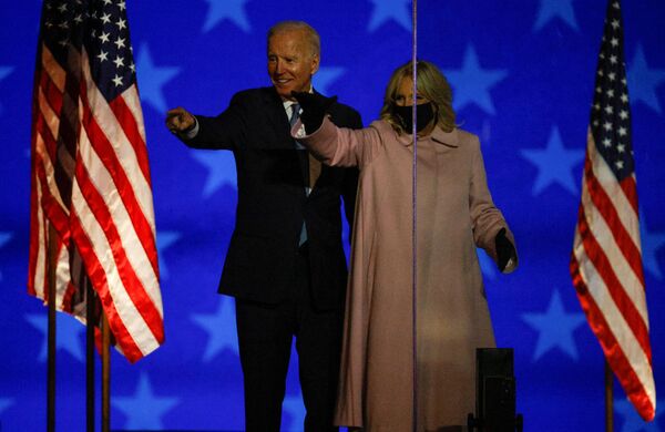 Biden Declares Himself Winner in Election as Media Project Him Passing 270 Electoral College Votes Biden Declares Himself Winner in Election as Media Project Him Passing 270 Electoral College Votes - Sputnik International