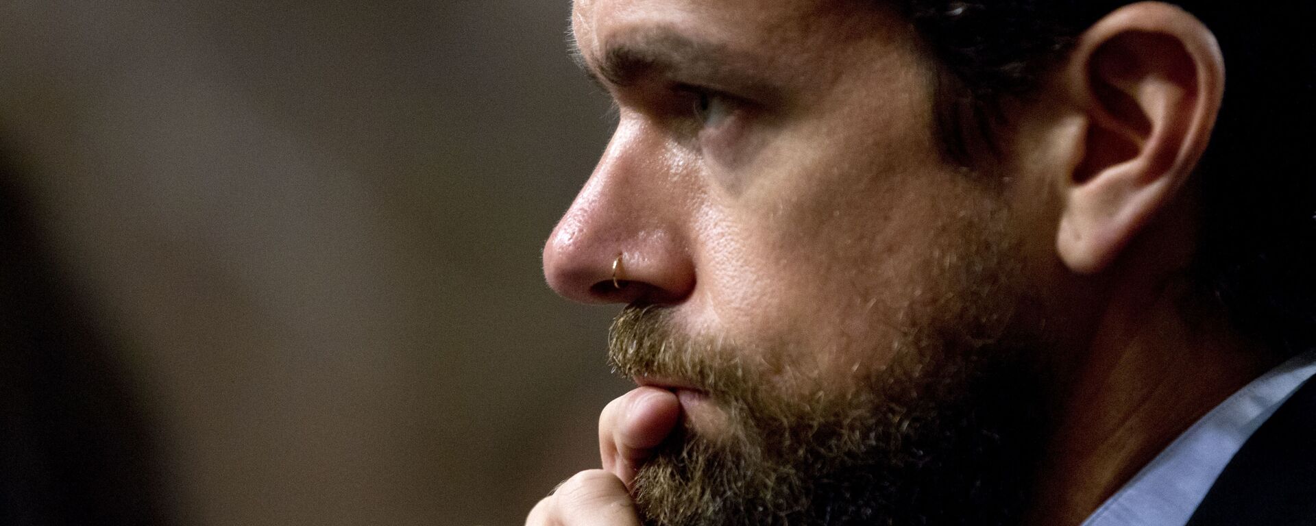 Twitter CEO Jack Dorsey testifies before the Senate Intelligence Committee hearing on 'Foreign Influence Operations and Their Use of Social Media Platforms' on Capitol Hill, Wednesday, Sept. 5, 2018, in Washington - Sputnik International, 1920, 22.08.2022