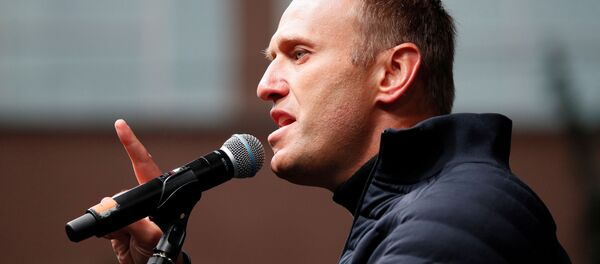 FILE PHOTO: Russian opposition leader Alexei Navalny delivers a speech during a rally to demand the release of jailed protesters, who were detained during opposition demonstrations for fair elections, in Moscow, Russia September 29, 2019 FILE PHOTO: Russian opposition leader Alexei Navalny delivers a speech during a rally to demand the release of jailed protesters, who were detained during opposition demonstrations for fair elections, in Moscow, Russia September 29, 2019 - Sputnik International