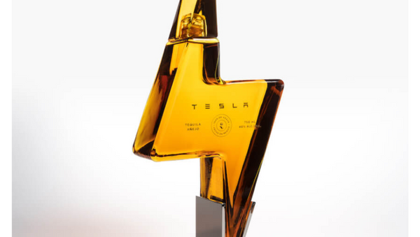 A screenshot of a bottle of a Tesla Tequila, or Teslaquila, listed on the Tesla online shop. - Sputnik International