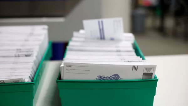 Mail-in ballots are pictured as they are counted in Lehigh County, Pennsylvania, U.S., November 4, 2020.  - Sputnik International