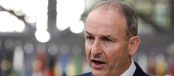 Irish Taoiseach Micheal Martin at an EU leaders summit in Brussels Irish Taoiseach Micheal Martin at an EU leaders summit in Brussels - Sputnik International