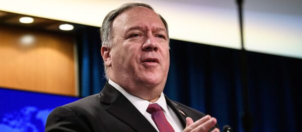 Secretary of State Mike Pompeo speaks during a news conference at the State Department in Washington, Wednesday, Oct. 21, 2020. - Sputnik International