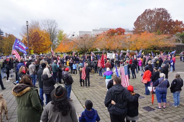 Nation Divided: Trump Supporters, Opponents in Stand-Off After Election Results Tallied - Sputnik International