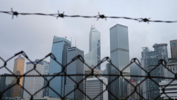 A general view of skyline buildings, in Hong Kong - Sputnik International