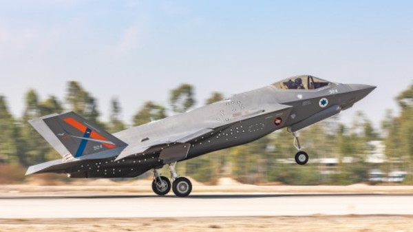 The first F-35I Adir test aircraft outside of the US landed at the Israeli AF Flight Test Center at Tel-Nof AFB on Nov. 11, 2020. It will be used to develop and test advanced capabilities that Israel alone is allowed to add to its fleet of F-35I fighters. - Sputnik International